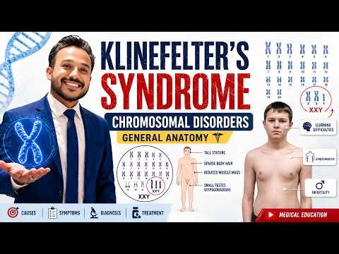 Klinefelter 's Syndrome General Anatomy | Chromosomal Disorders for MBBS 1st Year | Johari MBBS