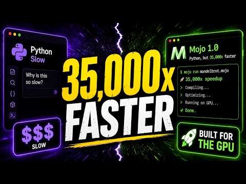 Mojo 1.0 just dropped — Python, but 35,000x faster