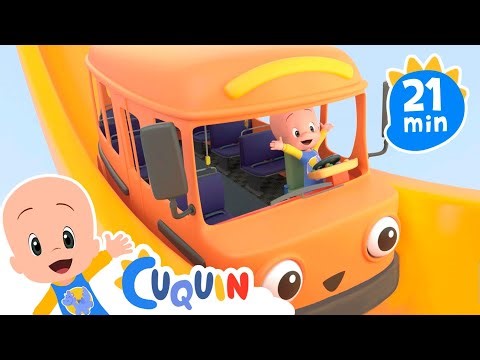 Hungry bus: learn colours and animals with Cuquin | Cleo & Cuquín