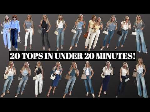 20 Expensive Looking Summer Tops in Under 20 Minutes | Fashion Over 40