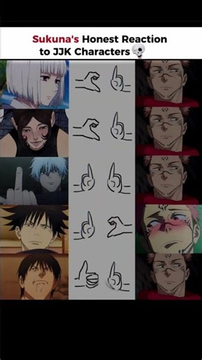 Sukuna When It Comes To Megumi Vs Everyone else 💀 #animeshorts #jjk #memes