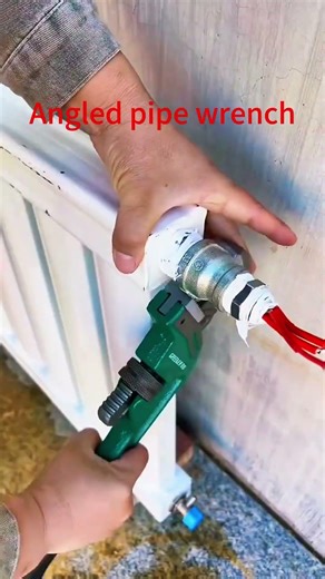 Hardware tool accessories Angled pipe wrench