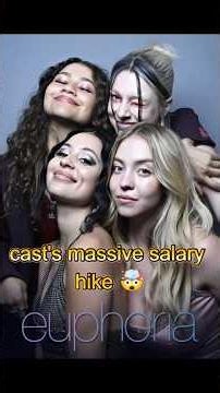 Euphoria cast’s salaries have been massively increased by HBO 🤯#Euphoria #season #HBO