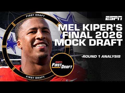 🚨MEL KIPER'S FINAL 2026 MOCK DRAFT🚨 Part 1 w/Field Yates & Greeny! | First Draft🏈