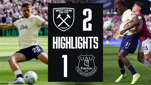 WEST HAM UNITED 2-1 EVERTON | Premier League Highlights
