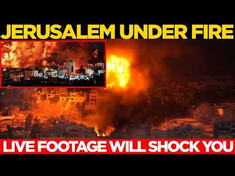 ISRAEL-IRAN WAR LIVE | Iron Dome Overwhelmed? Massive Iranian Rocket Salvos Target Israel
