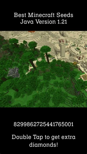 Best Minecraft Seeds For Minecraft Java 1.21+! #minecraft #minecraftseeds #minecraftjava #videogames