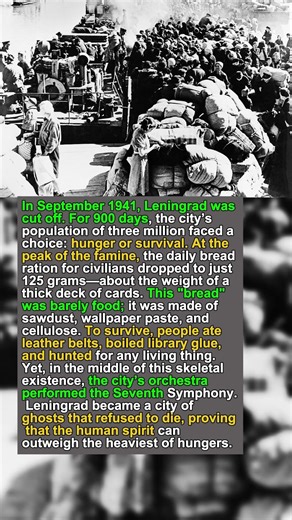 The City of 125 Grams: How Leningrad Survived the Siege #WW2History #SurvivalStories #HistoryFacts