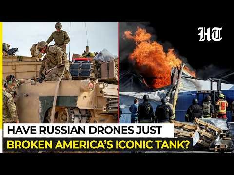 Can America’s Abrams Survive Russia’s FPV Drone Swarms? Ukraine’s Powerful Tank Faces A Big Problem