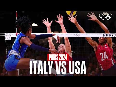 ITALY MAKES HISTORY! | 🥇🇮🇹 Italy vs USA Women’s Volleyball Gold Medal Match | Paris 2024