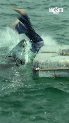 🦈SHARK Attacked the REFUGEES🌊😱 #WarshipCaptain #EnglishMovie #shorts #actionmovie #hollywoodmovie