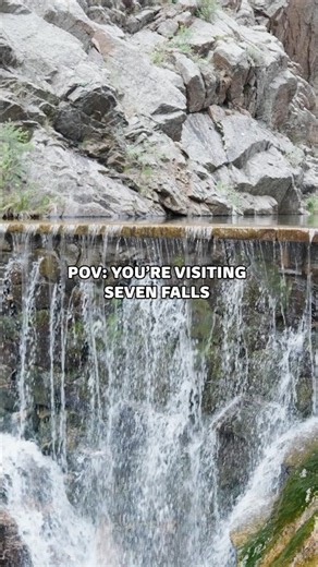Seven Falls is so peaceful this time of year