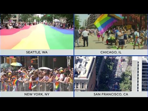 Pride Month celebrated nationwide with parades, flags, and tributes