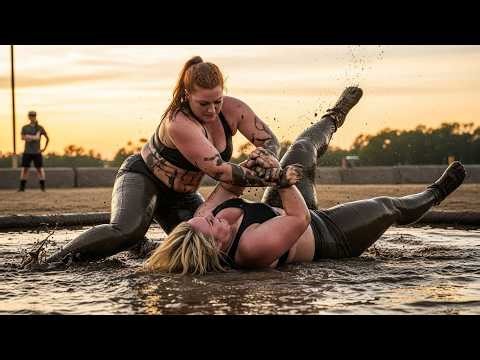 👑 QUEEN OF THE PIT: Ultimate Mud Wrestling Grounding Challenge! ⛓️ Who Will Shatter the Surface?