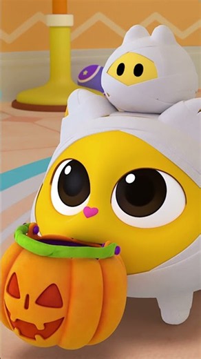 Boo! Trick or Treat! #happyhalloween #ninimo #pinkfong #hogi