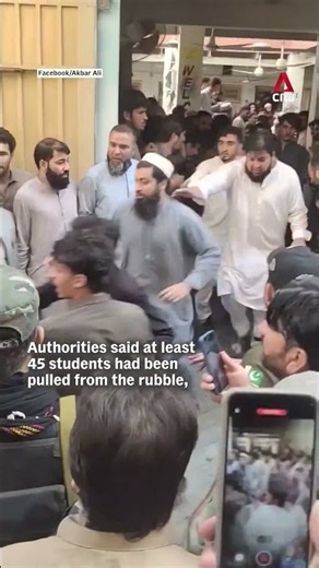 At least 27 students, 1 teacher killed in Pakistan school roof collapse