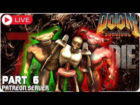 DOOM SURVIVAL: Grinding for gear UPGRADES! Hanging out on my patreon server! | DOOM SURVIVAL Mod