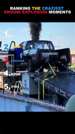 Ranking The Craziest Engine Explosion Moments 💀💥 #1 is BRUTAL#shorts #viral #ranking