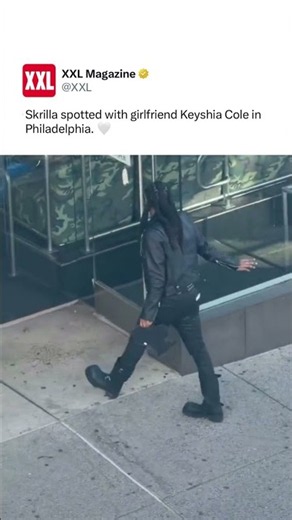 Skrilla spotted with girlfriend Keyshia Cole in Philadelphia. 🤍
