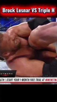 Brock Lesnar VS Triple H | WrestleMania 29