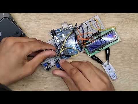Arduino Digital Clock Without RCT | LCD 16*2 | TRCT5000 Sensors