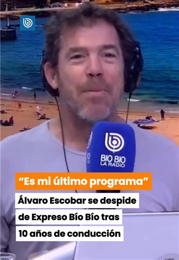 Despedida de Álvaro Escobar en Expreso Bío Bío