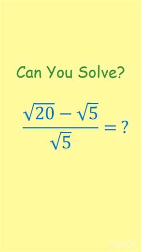 Calculate the Radical. Can you solve it? #shorts #maths