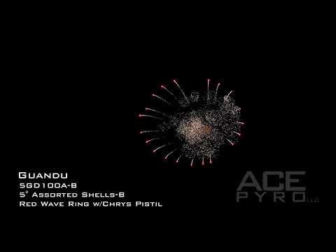 5GD100A-B Guandu 5" Assorted Shells-B (12 Effects)