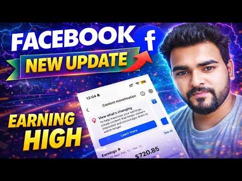 💸 Facebook New Update 2026: Low RPM Se High Earning Ka Secret! | Facebook Monetization Update