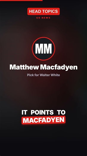 Breaking Bad Recast for 2026? Matthew Macfadyen as Walter White, Tanner Buchanan as Jesse #Shorts