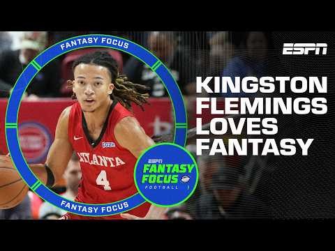 Atlanta Hawks' Kingston Flemings is OBSESSED with Fantasy! | ESPN Fantasy