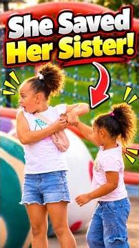 She SAVED her Sister! What would your kids do? #Parenting #Safety #Educational #Viral