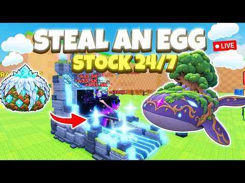 🔴 STEAL AN EGG RAREST 24/7 LIVE STOCK SECRET ETERNAL & DIVINE | New Update - Roblox