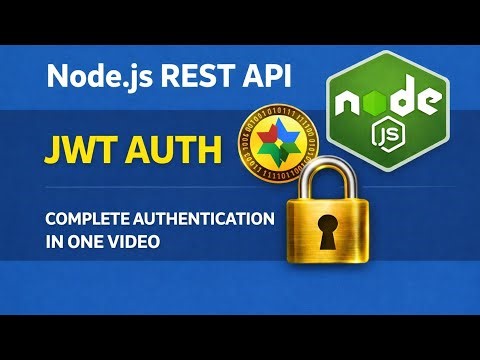 Learn REST API + JWT Authentication in Node.js (Full Beginner Guide) #backend