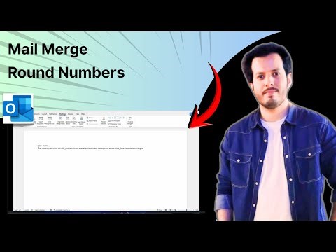 How to Round Mail Merge Numbers to Two Decimal Places in Outlook Step by Step