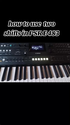 how to use two shifts in PSR E 483