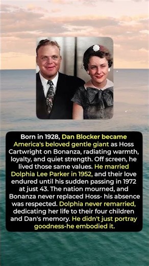 Dan Blocker: The Man Behind Hoss Cartwright #Inspiration, #Family, #Love