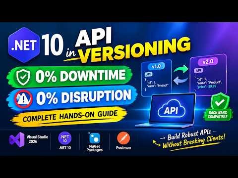 🚀 API Versioning in .NET 10: 0% Downtime, 0% Client Disruption | Complete Hands-On Guide