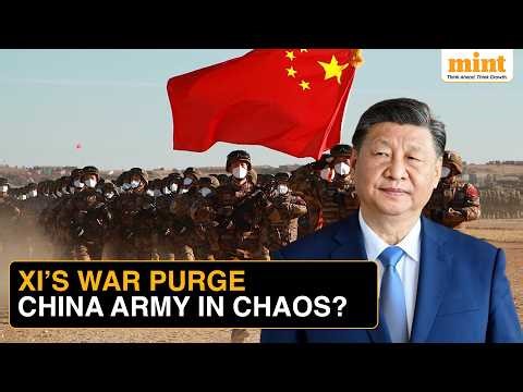 Xi Jinping Launches Massive PLA Purge Amid Taiwan Tensions | China Army Faces Corruption Crackdown