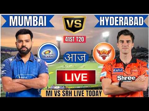 🔴 Mumbai vs Hyderabad IPL 2026 Live | MI vs SRH 41st IPL T20 Live Match Today Commentary #livescore