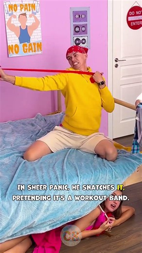 Sneaky Surprise! 😱🛏️ She Slipped it Under the Bed! #prank