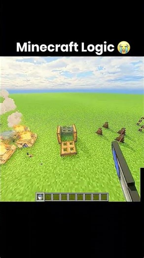 This water trick saves your base #minecraft #shorts