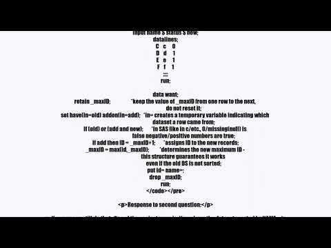 SAS data step/ proc sql insert rows from another table with auto increment primary key