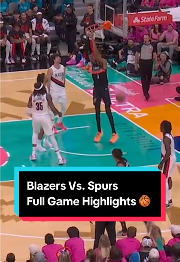Blazers vs. Spurs: Full Game Recap & Highlights