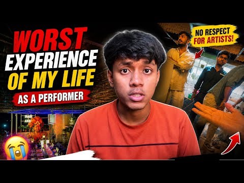 My Worst Live Show Experience at a Hotel 🥲 | No Respect for Artists 💔