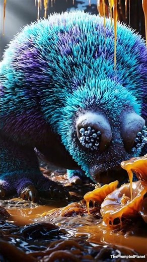 Alien Fungal Beast Glows in Resin Jungle!