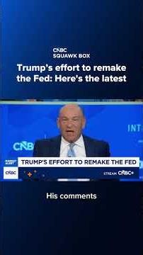 Trump's effort to remake the Fed: Here's the latest