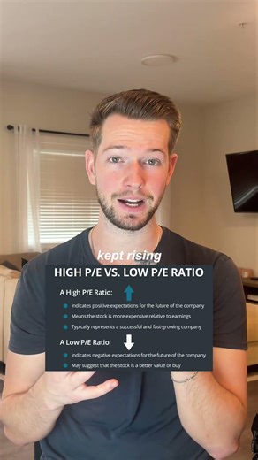 A high P/E ratio doesn’t always mean a stock is "expensive."