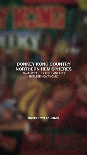 Close your eyes and listen to Northern Hemispheres (Donkey Kong Country) 🌙 #Shorts