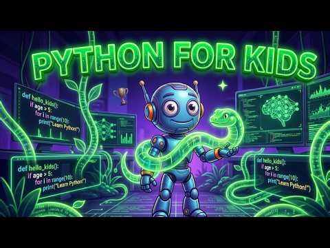 Python for Kids: The Easiest Way to Code AI & More! 🐍 (Python Basics Trailer)